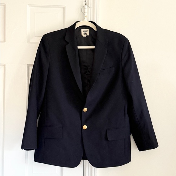 Land’s End Boys Navy Blazer. Size 18-20 - Picture 4 of 7